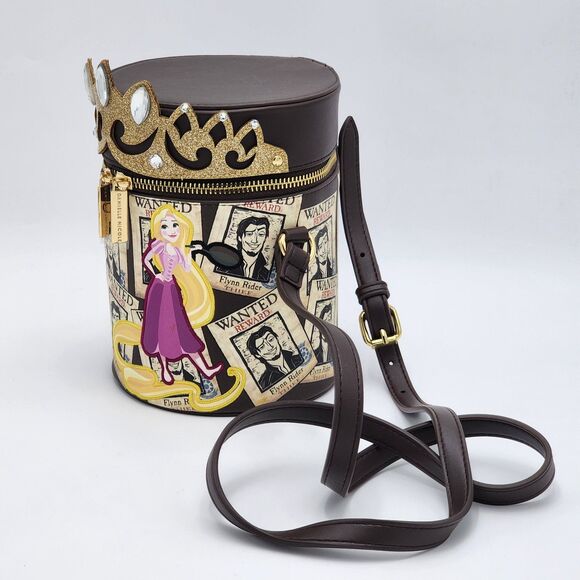 Danielle Nicole Disney Tangled Rapunzel Cylindrical Crossbody Bag - Picture 2 of 8